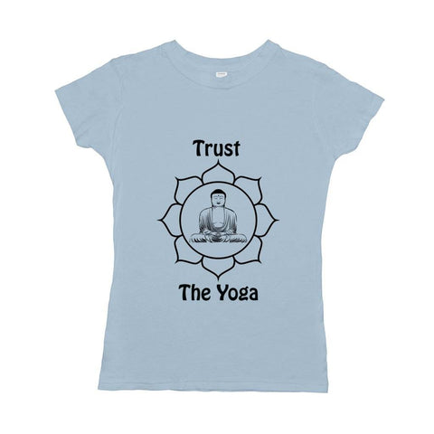 Image of Trust The Yoga Basic Womens T-Shirt