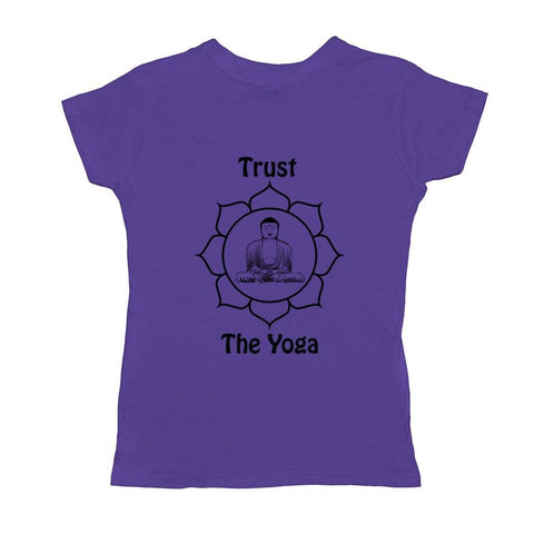 Image of Trust The Yoga Basic Womens T-Shirt