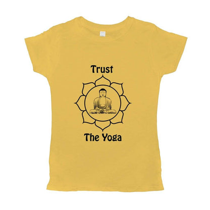 Trust The Yoga Basic Womens T-Shirt