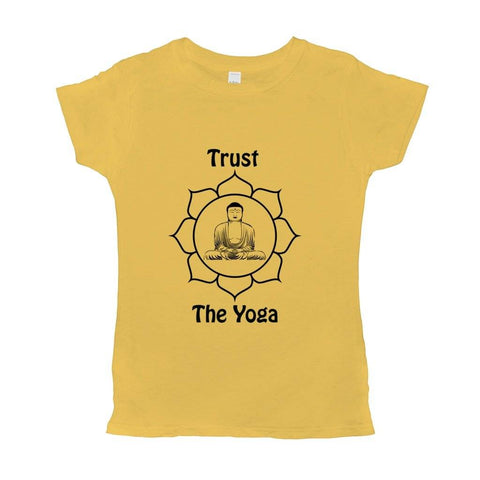 Image of Trust The Yoga Basic Womens T-Shirt