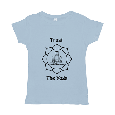 Image of Trust The Yoga Basic Womens T-Shirt