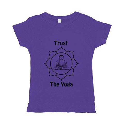 Image of Trust The Yoga Basic Womens T-Shirt