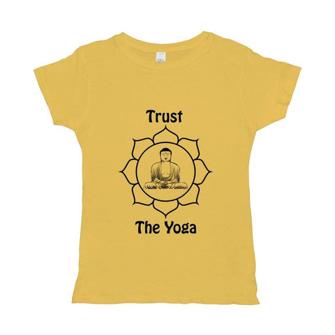 Image of Trust The Yoga Basic Womens T-Shirt