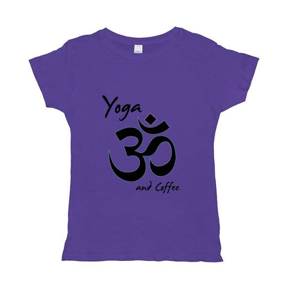 Yoga And Coffee Basic Womens T-Shirt