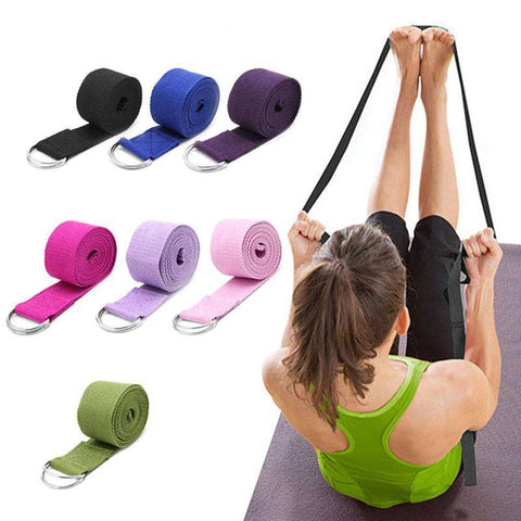 Image of Yoga Belts - Adjustable Yoga Stretch Strap