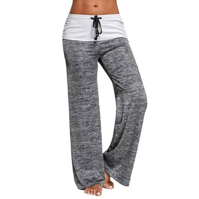 Yoga Pants - Patchwork Boot Cut High Waist Yoga Pant