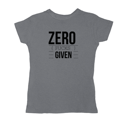 Zero Given Tultex T-Shirt (Black Logo)