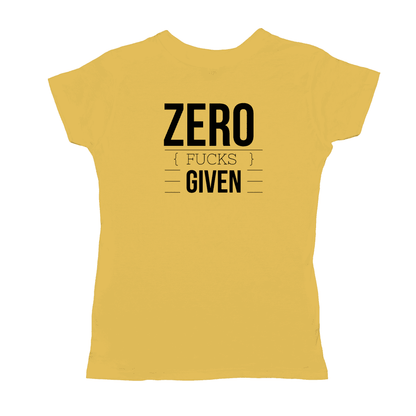 Zero Given Tultex T-Shirt (Black Logo)