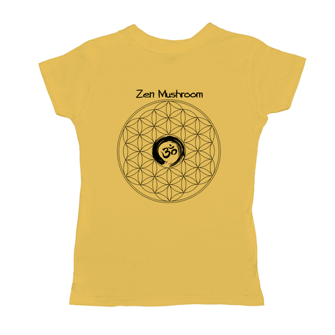 Image of ZM Om Circle Tultex T-Shirt (Black Logo)