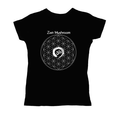 Image of ZM Om Circle Tultex T-Shirt (white Logo)